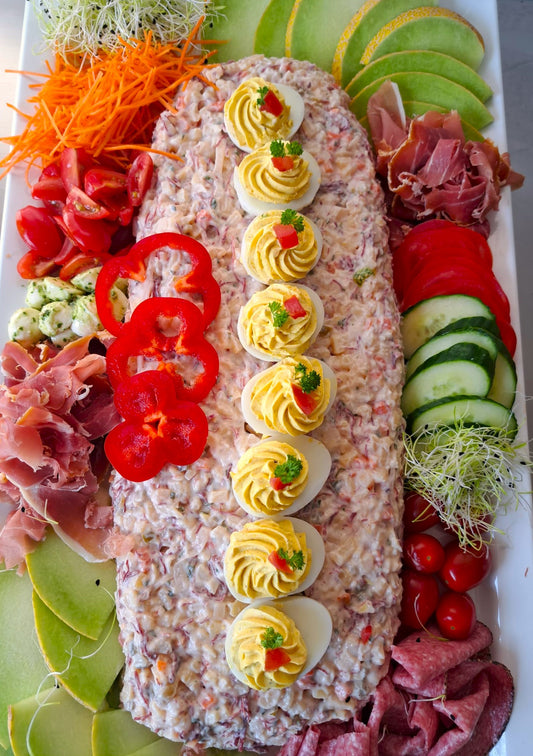 Luxe opgemaakte rundvleessalade